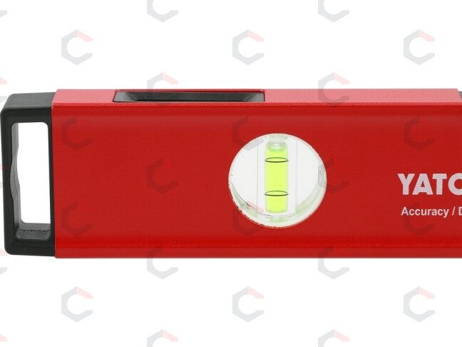 Gulsčiukas aliuminis | BOX level | 400 mm | su rankenėlėmis | 3 akutės (YT-30080) 4 Gulsčiukas aliuminis | BOX level | 400 mm | su rankenėlėmis | 3 akutės (YT-30080) 4