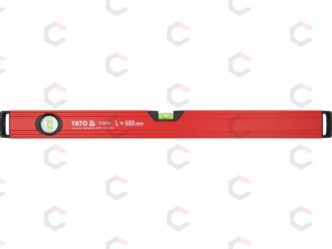 Gulsčiukas aliuminis | BOX level | 600 mm | su rankenėlėmis (YT-30101) 1 Gulsčiukas aliuminis | BOX level | 600 mm | su rankenėlėmis (YT-30101) 1