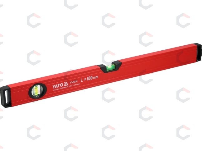 Gulsčiukas aliuminis | BOX level | 600 mm | su rankenėlėmis (YT-30101) Gulsčiukas aliuminis | BOX level | 600 mm | su rankenėlėmis (YT-30101)