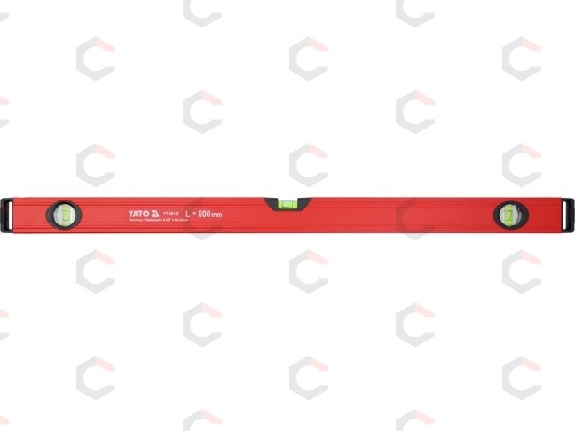 Gulsčiukas aliuminis | BOX level | 800 mm | su rankenėlėmis | 3 akutės (YT-30112) 1 Gulsčiukas aliuminis | BOX level | 800 mm | su rankenėlėmis | 3 akutės (YT-30112) 1