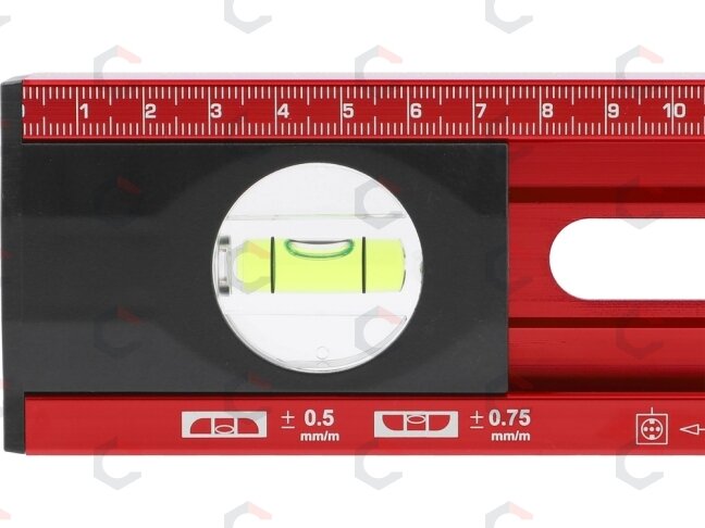 Gulsčiukas elektrikams | su galimybe perkelti ir žymėti atstumus | 400 mm (YT-30327) 4 Gulsčiukas elektrikams | su galimybe perkelti ir žymėti atstumus | 400 mm (YT-30327) 4
