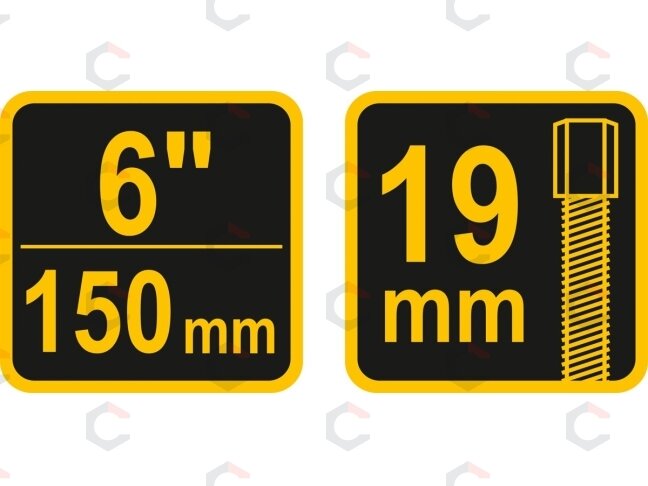 Guolių nuėmėjas lygiagretus 2- kojis | 150 mm (80473) 1 Guolių nuėmėjas lygiagretus 2- kojis | 150 mm (80473) 1