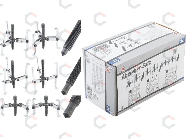 Guolių nuėmėjų komplektas | Išorinis / vidinis | 2/3 kojos | 75 - 150 mm | 3 vnt. (7730) 2 Guolių nuėmėjų komplektas | Išorinis / vidinis | 2/3 kojos | 75 - 150 mm | 3 vnt. (7730) 2