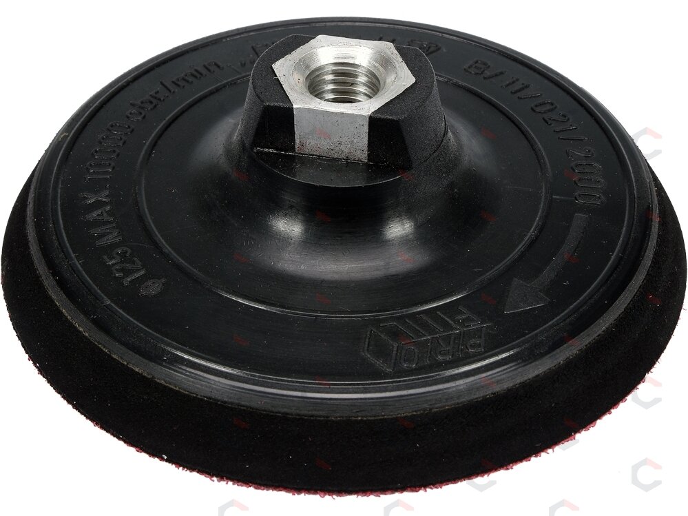 Guminis padas minkštas M14, 125 mm "Profil" (08511) Guminis padas minkštas M14, 125 mm "Profil" (08511)