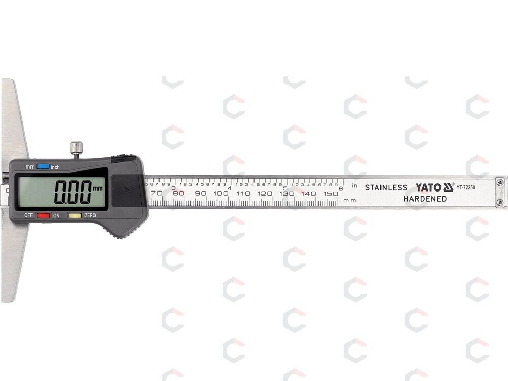 Skaitmeninis gylio slankmatis | 0–150 mm (YT-72250) 2 Skaitmeninis gylio slankmatis | 0–150 mm (YT-72250) 2