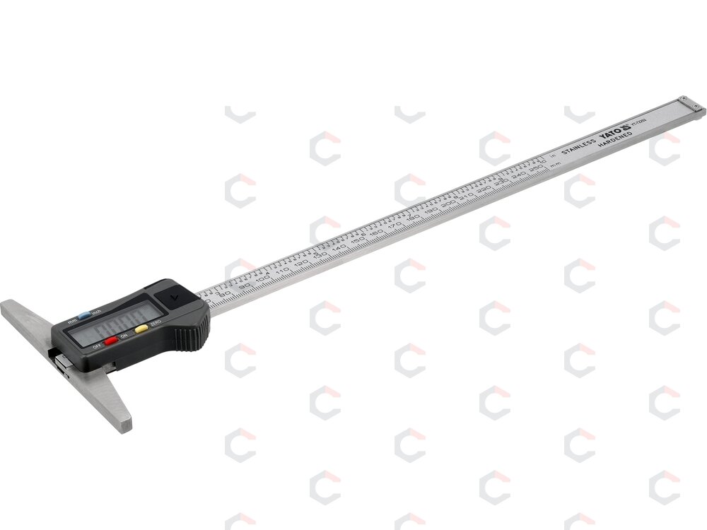 Skaitmeninis gylio slankmatis | 0–250 mm (YT-72252) Skaitmeninis gylio slankmatis | 0–250 mm (YT-72252)