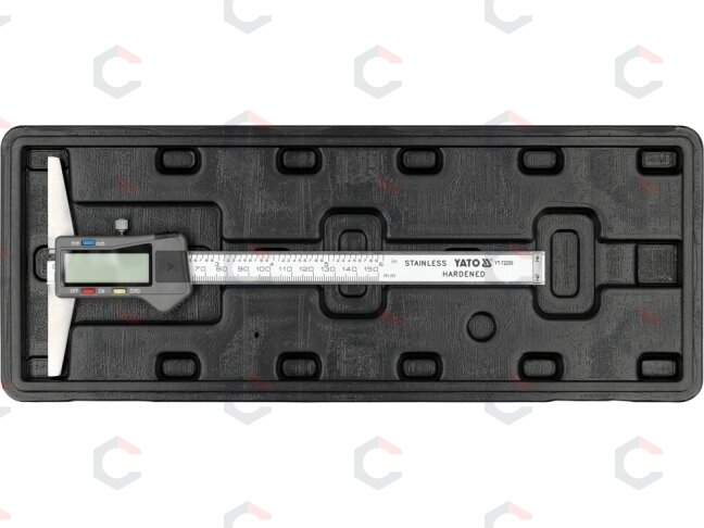 Skaitmeninis gylio slankmatis | 0–150 mm (YT-72250) 1 Skaitmeninis gylio slankmatis | 0–150 mm (YT-72250) 1
