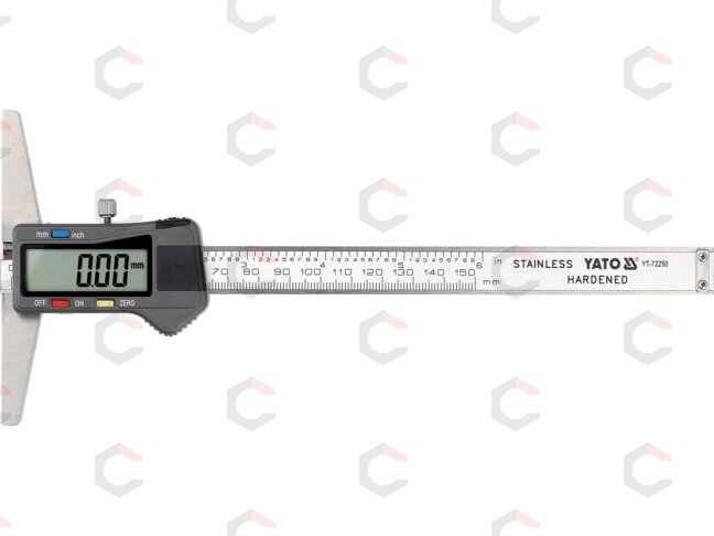 Skaitmeninis gylio slankmatis | 0–150 mm (YT-72250) 2