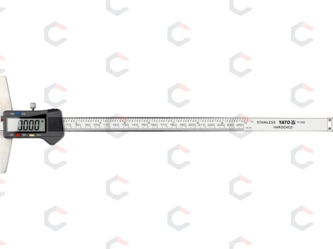 Skaitmeninis gylio slankmatis | 0–250 mm (YT-72252) 2 Skaitmeninis gylio slankmatis | 0–250 mm (YT-72252) 2