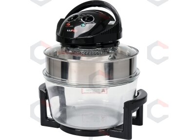 Halogeninė orkaitė | 1400 W | 12 + 5 l | juoda (67641) Halogeninė orkaitė | 1400 W | 12 + 5 l | juoda (67641)