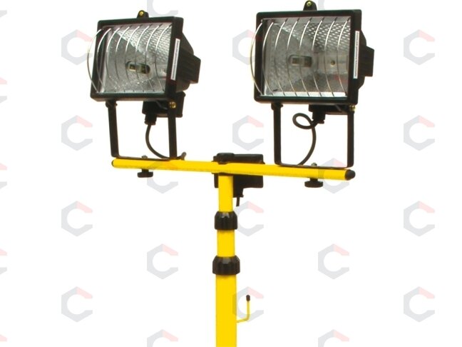 Halogeninės lempos | su stovu | 2 x 7500LM / 2X400W (82787) Halogeninės lempos | su stovu | 2 x 7500LM / 2X400W (82787)