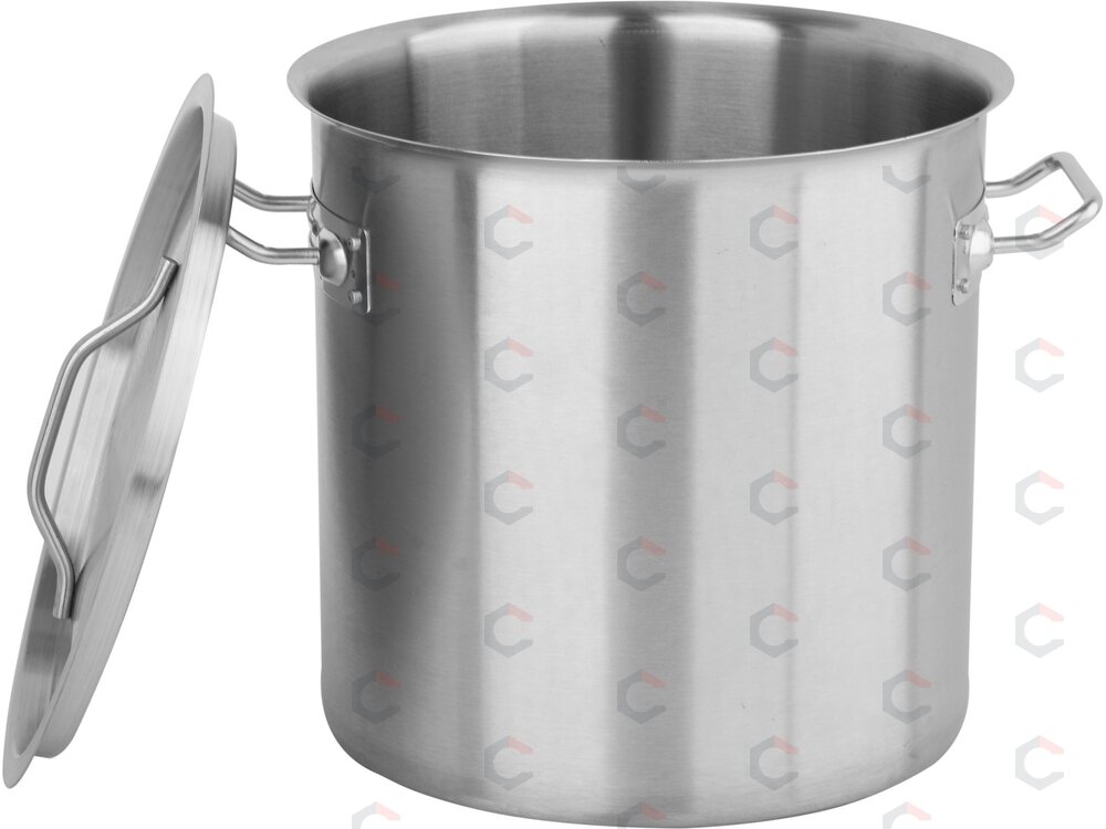 Aukštas nerūdijančio plieno puodas su dangčiu | Ø 36 cm | 360 × 360 mm | 36 l (YG-00016) 1 Aukštas nerūdijančio plieno puodas su dangčiu | Ø 36 cm | 360 × 360 mm | 36 l (YG-00016) 1