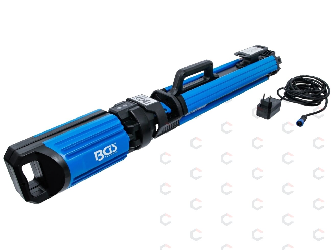 Hibridinis dvigubas SMD LED darbo prožektorius su stovu | 5000 lm (85360) 1 Hibridinis dvigubas SMD LED darbo prožektorius su stovu | 5000 lm (85360) 1