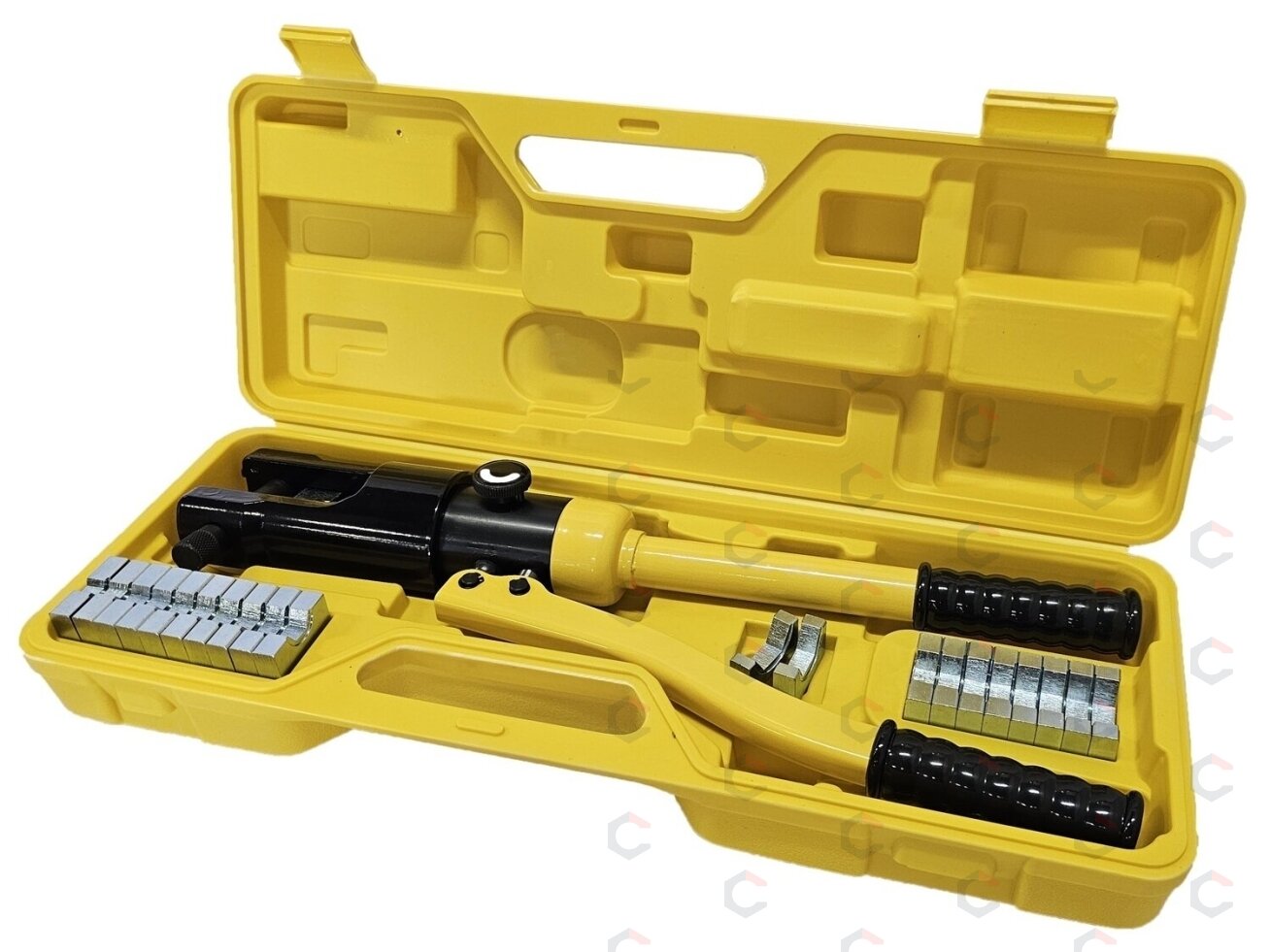 Hidraulinis kraštų užspaudimo įrankis | 10-300 mm² | 18 t (C0018) 1 Hidraulinis kraštų užspaudimo įrankis | 10-300 mm² | 18 t (C0018) 1