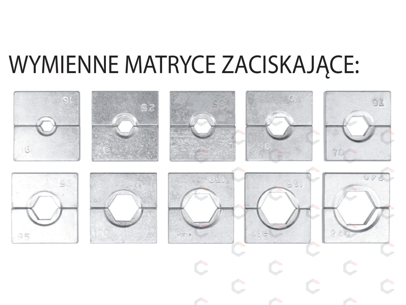 Hidraulinis kraštų užspaudimo įrankis | 16-240 mm² | 12 t (YT-22861) 4