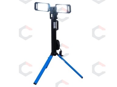 Hibridinis dvigubas SMD LED darbo prožektorius su stovu | 5000 lm (85360)