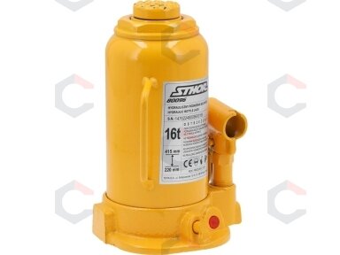 Hidraulinis butelinis domkratas | 16 t | 220–415 mm (80096)