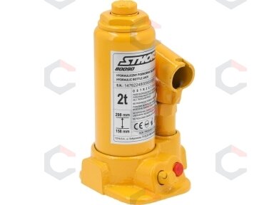 Hidraulinis butelinis domkratas | 2 t | 158–298 mm (80090)