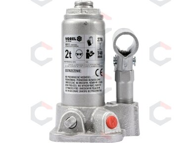 Hidraulinis domkratas 2 t, 148-276 mm TÜV/GS/CE (80012) Hidraulinis domkratas 2 t, 148-276 mm TÜV/GS/CE (80012)