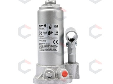 Hidraulinis domkratas 3 t, 180-350 mm TÜV/GS/CE (80022) Hidraulinis domkratas 3 t, 180-350 mm TÜV/GS/CE (80022)