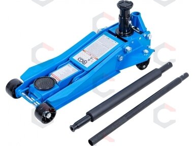 Hidraulinis domkratas su ratukais BGS | 2 / 3 t | 98–765 mm (7875)