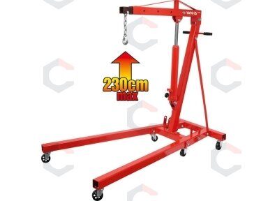 Hidraulinis dirbtuvių kranas YATO | 2000 kg | 25–2240 mm (YT-55557)