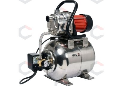 Hidroforas su baku | vandens tiekimo siurblys | 1200 W | 19 l (YT-85370)