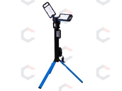 Hibridinis dvigubas SMD LED darbo prožektorius su stovu | 5000 lm (85360) 4 Hibridinis dvigubas SMD LED darbo prožektorius su stovu | 5000 lm (85360) 4