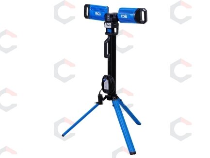 Hibridinis dvigubas SMD LED darbo prožektorius su stovu | 5000 lm (85360) 5 Hibridinis dvigubas SMD LED darbo prožektorius su stovu | 5000 lm (85360) 5
