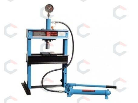 Hidraulinis presas su manometru | stalo tipas | 10 ton (ZX0901E-1) Hidraulinis presas su manometru | stalo tipas | 10 ton (ZX0901E-1)