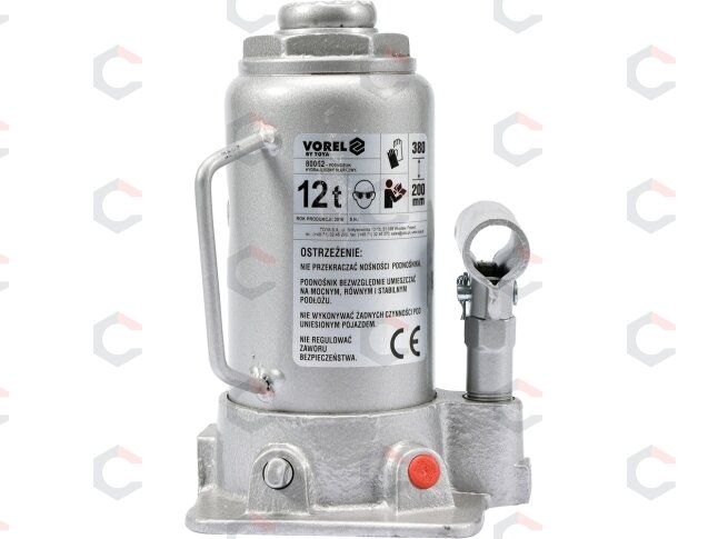 Hidraulinis domkratas 12t 200-380 mm TÜV/GS/CE (80062) Hidraulinis domkratas 12t 200-380 mm TÜV/GS/CE (80062)
