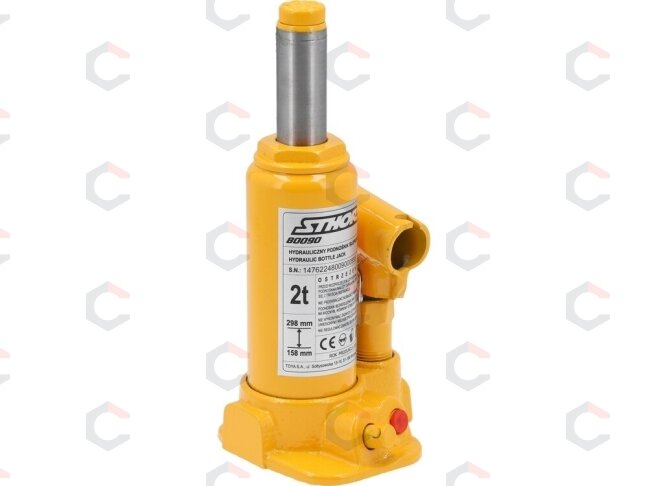 Hidraulinis butelinis domkratas | 2 t | 158–298 mm (80090) 2 Hidraulinis butelinis domkratas | 2 t | 158–298 mm (80090) 2