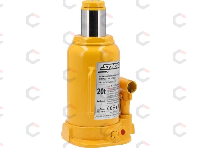 Hidraulinis butelinis domkratas | 20 t | 235–440 mm (80097) 2 Hidraulinis butelinis domkratas | 20 t | 235–440 mm (80097) 2