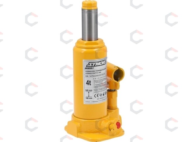 Hidraulinis butelinis domkratas | 4 t | 180–340 mm (80091) 2 Hidraulinis butelinis domkratas | 4 t | 180–340 mm (80091) 2
