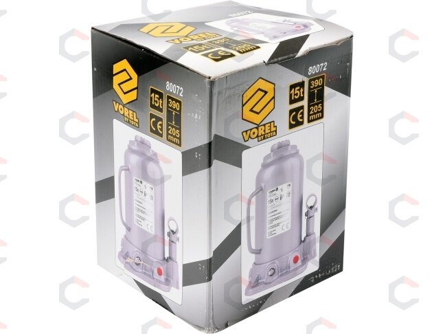 Hidraulinis domkratas 15t 205-390 mm TÜV/GS/CE (80072) 2 Hidraulinis domkratas 15t 205-390 mm TÜV/GS/CE (80072) 2