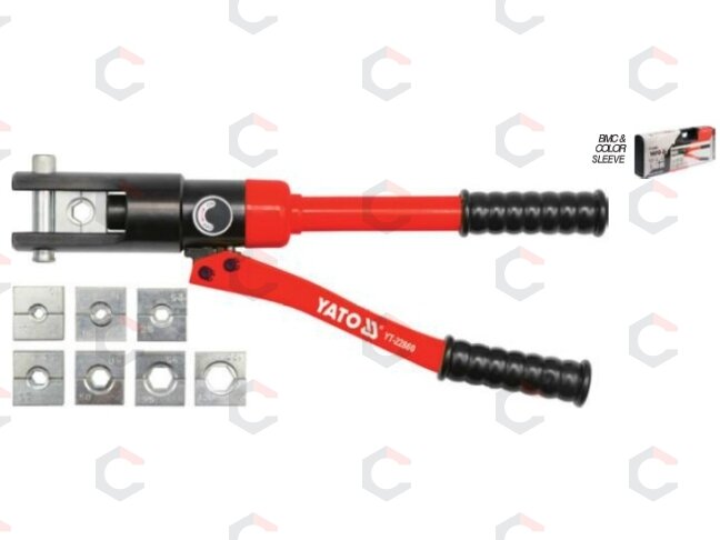 Hidraulinis kraštų užspaudimo įrankis | 16-300 mm² | 20 t (YT-22862) 7 Hidraulinis kraštų užspaudimo įrankis | 16-300 mm² | 20 t (YT-22862) 7