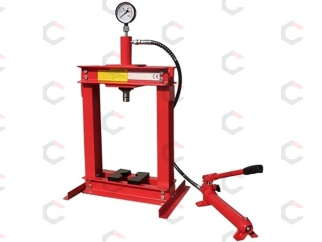 Hidraulinis presas su manometru | stalo tipas | 10 t (H7101) Hidraulinis presas su manometru | stalo tipas | 10 t (H7101)