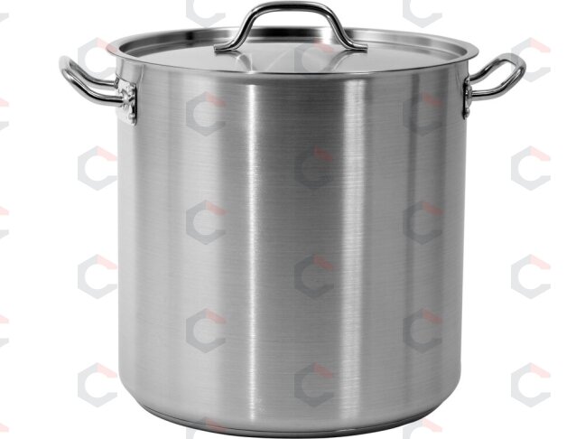 Aukštas puodas su dangčiu | 36,6 l | nerūdijantis plienas (YG-00007) Aukštas puodas su dangčiu | 36,6 l | nerūdijantis plienas (YG-00007)