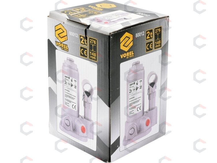 Hidraulinis domkratas 2 t, 148-276 mm TÜV/GS/CE (80012) 1
