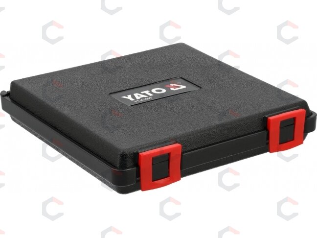 HSS karūninių grąžtų rinkinys magnetinėms gręžimo staklėms 12–27 mm, 13 dalių (YT-43405) 2 HSS karūninių grąžtų rinkinys magnetinėms gręžimo staklėms 12–27 mm, 13 dalių (YT-43405) 2
