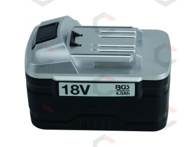 Įkraunama baterija 18V DC 4,0 AH Li-Ion akumuliatoriniam smūginiam veržliasūkiui 9919 (9923) Įkraunama baterija 18V DC 4,0 AH Li-Ion akumuliatoriniam smūginiam veržliasūkiui 9919 (9923)