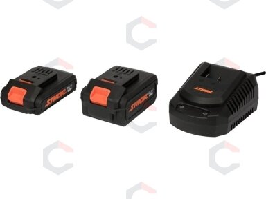 Įkrovimo rinkinys 20V | 4Ah+2Ah+įkroviklis (78262) Įkrovimo rinkinys 20V | 4Ah+2Ah+įkroviklis (78262)