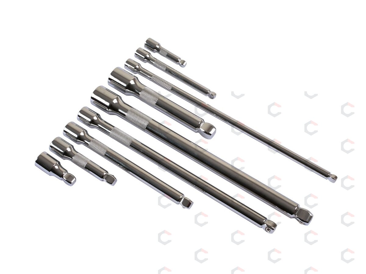 Ilgintuvų rinkinys | šarnyriniai | 6.3 mm (1/4") / 10 mm (3/8") / 12,5 mm (1/2") | 9 vnt. (KD146) 4 Ilgintuvų rinkinys | šarnyriniai | 6.3 mm (1/4") / 10 mm (3/8") / 12,5 mm (1/2") | 9 vnt. (KD146) 4