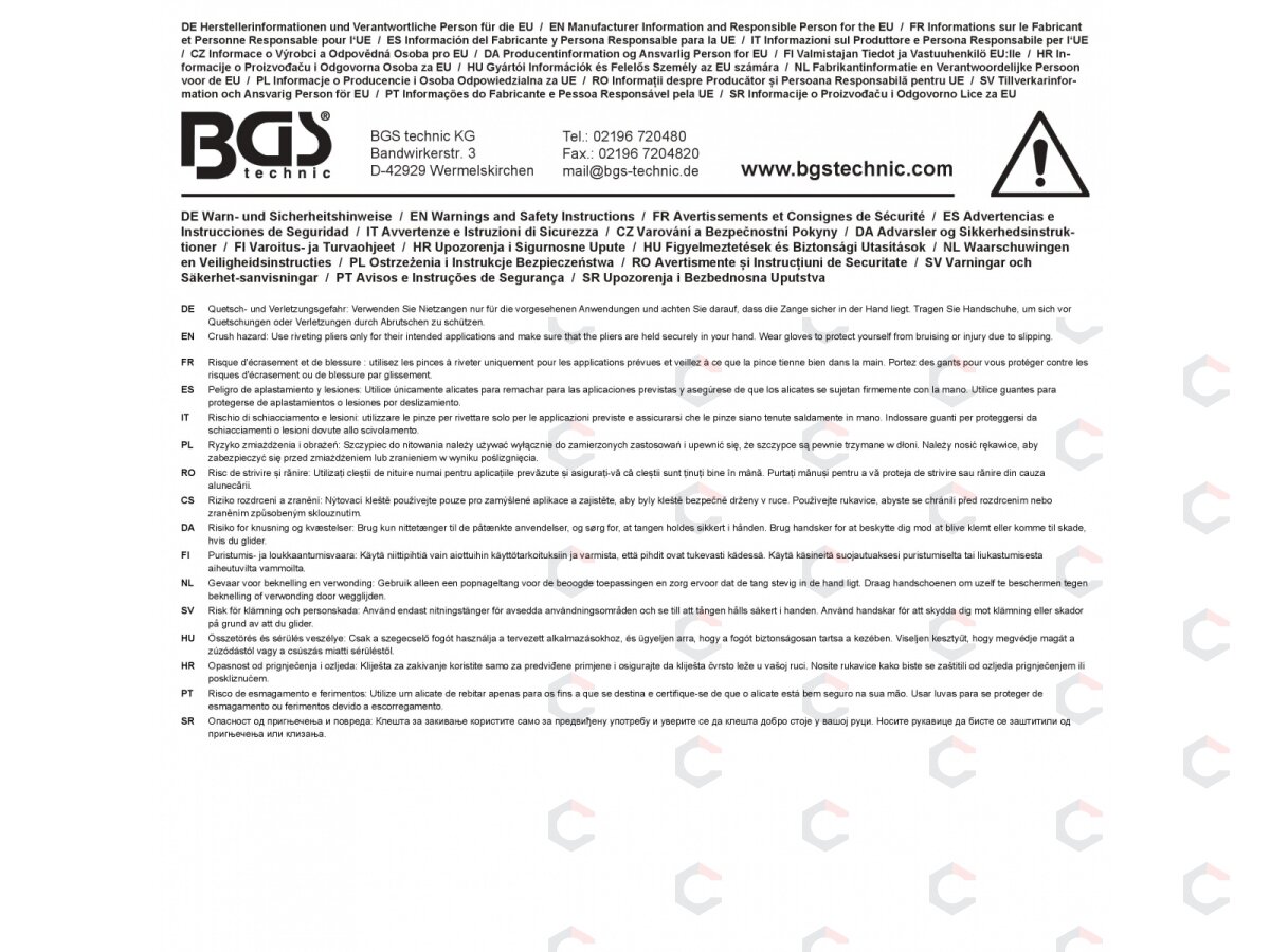 Ilgų rankenų kniediklio rinkinys | aklosioms kniedėms Ø 3,2–6,4 mm ir kniedinėms veržlėms M4–M12 (74579) 8 Ilgų rankenų kniediklio rinkinys | aklosioms kniedėms Ø 3,2–6,4 mm ir kniedinėms veržlėms M4–M12 (74579) 8