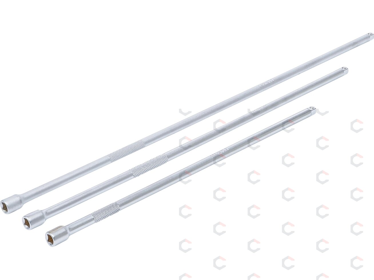 Ilgintuvų rinkinys | 6.3 mm (1/4") | 300 / 380 / 450 mm | 3 vnt. (6854) 1 Ilgintuvų rinkinys | 6.3 mm (1/4") | 300 / 380 / 450 mm | 3 vnt. (6854) 1