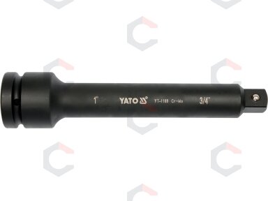 Ilgintuvas - adapteris smūginis 1"(F)x3/4"(M); 250 mm (YT-1169) Ilgintuvas - adapteris smūginis 1"(F)x3/4"(M); 250 mm (YT-1169)