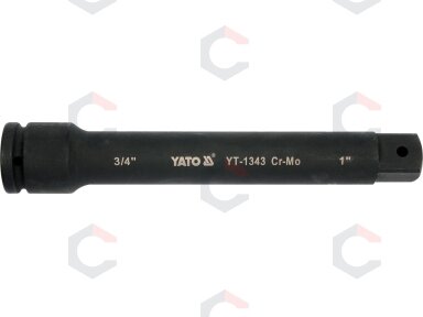Ilgintuvas - adapteris smūginis 3/4"(F)x1"(M); 250 mm (YT-1343) Ilgintuvas - adapteris smūginis 3/4"(F)x1"(M); 250 mm (YT-1343)