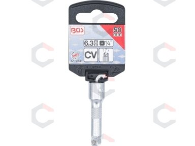 Ilgintuvas galvutei šarnyrinis | 6.3 mm (1/4") | 50 mm (2232) Ilgintuvas galvutei šarnyrinis | 6.3 mm (1/4") | 50 mm (2232)