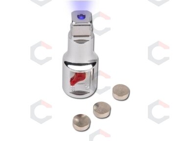 Ilgintuvas su LED | 12,5 mm (1/2") | 63 mm (3125) Ilgintuvas su LED | 12,5 mm (1/2") | 63 mm (3125)