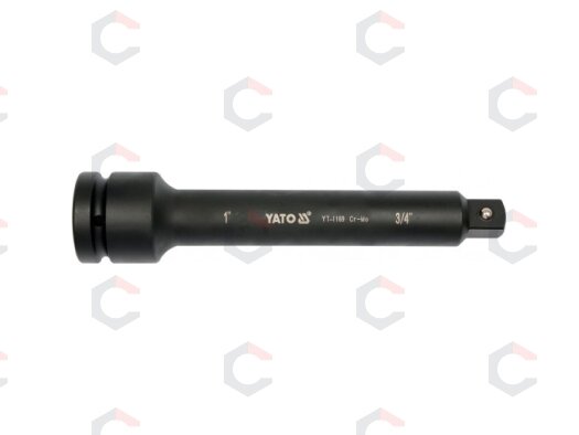 Ilgintuvas - adapteris smūginis 1"(F)x3/4"(M); 250 mm (YT-1169) 1 Ilgintuvas - adapteris smūginis 1"(F)x3/4"(M); 250 mm (YT-1169) 1